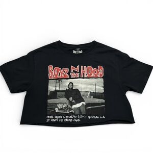 Black Boyz N The Hood Crop Top - Size S